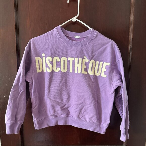 Disco! lavender purple sweatshirt size XS - Picture 1 of 4
